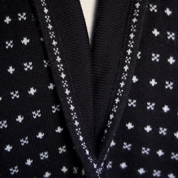 Vintage Pendleton 100% Virgin Wool Reindeer Snowflake Cardigan Sweater Woman's L - Picture 9 of 17